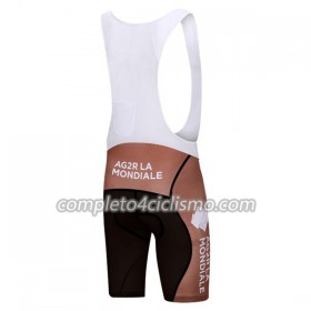 2018 AG2R La Mondiale Pantaloncino con bretelle N001